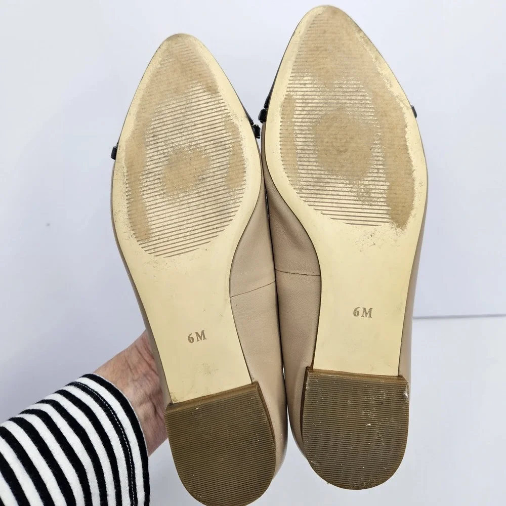 Talbots slip On Genuine Leather‎ Upper Size 6M Heel To Toe 9 3/4